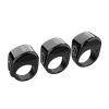 JUELUNE Smart Ring for Muslim Prayer - Digital Tasbih Counter, Zikr & Tasbeeh Tracker - Zinc Alloy Islamic Prayer Ring (Black, 20mm) view 4