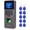 ELUKHT 2.4Inch TCP/IP/USB Biometric Keypad Fingerprint Access Control System Electronic Time Clock Attendance Machine view 1