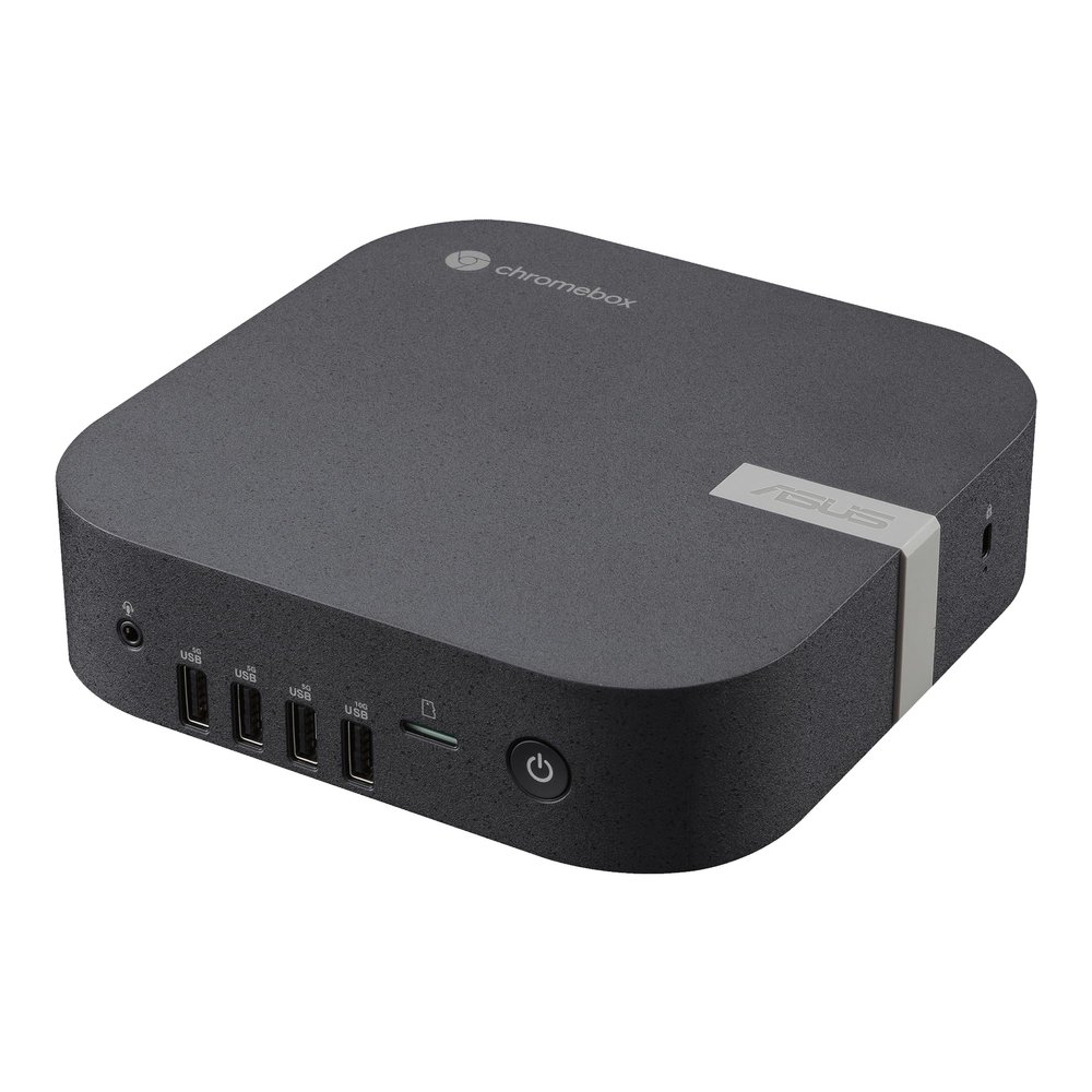 ASUS Chromebox 5a with Intel Celeron 7305 Processor, 8GB DDR4 RAM, 128GB M.2 PCIe G4x4 NVMe SSD, Quad-Display, Wi-Fi 6E & Bluetooth, Gb LAN, USB-C, Chrome OS, VESA Mount
