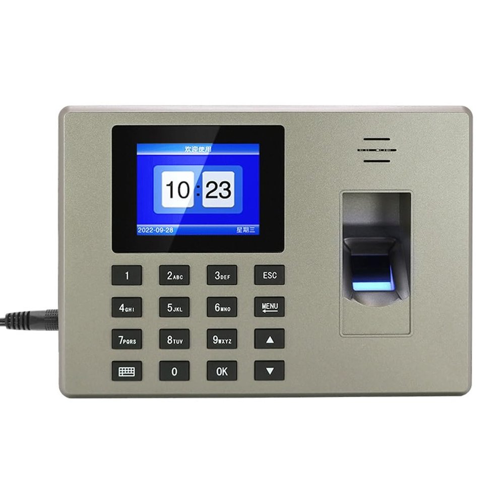 ELUKHT Fingerprint Attendance Machine Staff Check-in Machine Punch Card Machine