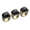 JUELUNE Smart Ring for Muslim Prayer - Digital Tasbih Counter, Zikr & Tasbeeh Tracker - Zinc Alloy Islamic Prayer Ring (Gold, 18mm) view 3