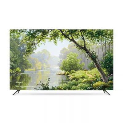 Natural Scenery TV Dust-Proof Covers Computer TV Monitor Protector Cover Landscape Printing Elastic Fabric TV Cover Wall Mounted TV Dust Cover Indoor Screen Protector for LED LCD(Color:color11,Size:32
