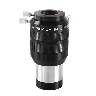 1.25 2 Inch 3X Barlow Eyepiece Double Eliminate Color Astronomical Telescope Accessories