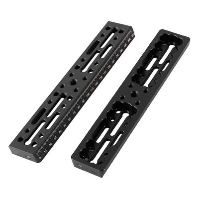 100mm 220mm 320mm 440mm Gauge Astronomical Telescope Guide Rail Equatorial Instrument Accessories(220mm Black)