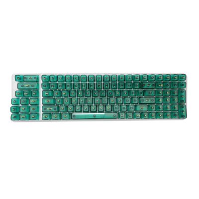 115Pieces OEM Heigth Clear Keycaps Set With Backlit For Mechanical Keyboards Upgrades Your Keyboard Pattern