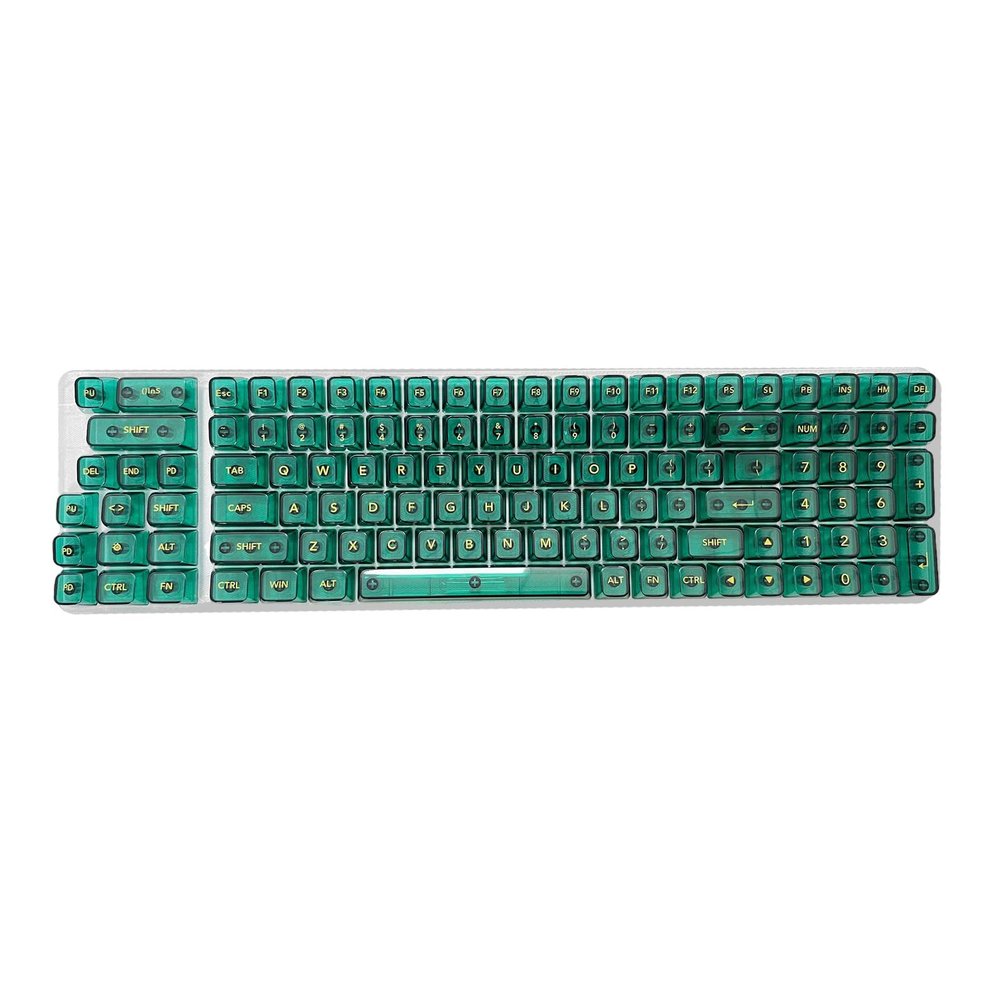 115Pieces OEM Heigth Clear Keycaps Set With Backlit For Mechanical Keyboards Upgrades Your Keyboard Pattern