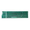 115Pieces OEM Heigth Clear Keycaps Set With Backlit For Mechanical Keyboards Upgrades Your Keyboard Pattern view 1