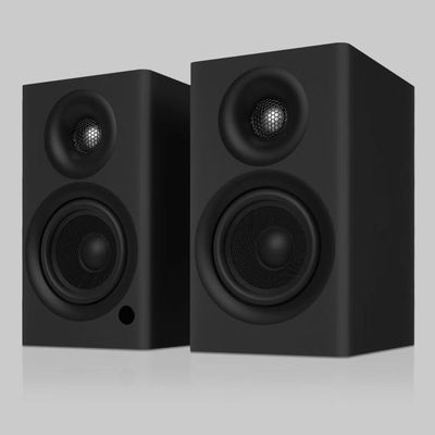 HOTMAY BS5 Active Bookshelf Speakers, Black