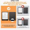 Case for 6.8" Kindle Paperwhite (11th Gen-2021) and Kindle Paperwhite Signature Edition, Light Shell Cover with Auto Wake/Sleep for Kindle Paperwhite 2021 E-Reader, Purple and Gold Marble view 2