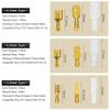 100Pcs/lot 2.8/4.8/6.3mm Crimp Terminal Female Male Connector Gold Brass/Silver Spade Wire Connectors Car Speaker(100X 2.8 Sheath) view 3