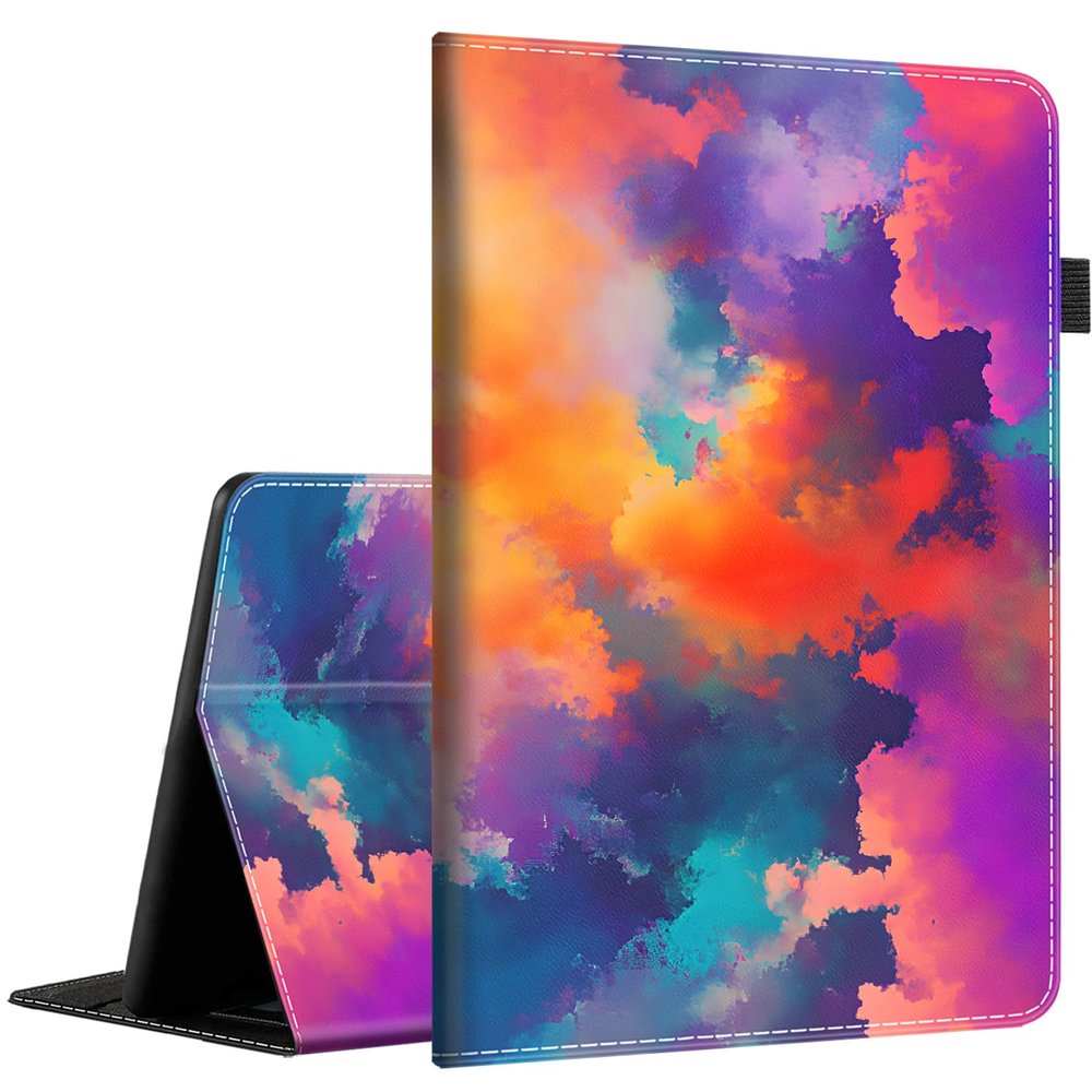 Case for Kindle Paperwhite 12th Gen 2024 (7") & Kindle Colorsoft Signature Edition, PU Leather Cover with Auto Sleep Wake for Kindle Paperwhite Signature 2024 Released, Colorful Sky