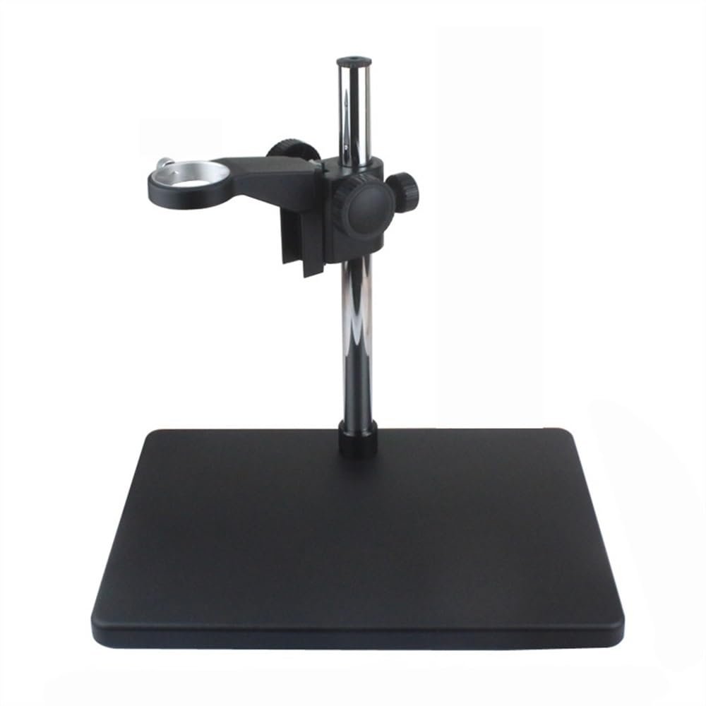 JOEBO Microscope Kit HDMI USB Video Microscope Camera Adjustable Boom Table Working Stand Holder + 50mm Ring Holder + Multi-axis Adjustable Metal Arm Microscope Lens Adapters(4sets Needle seat)