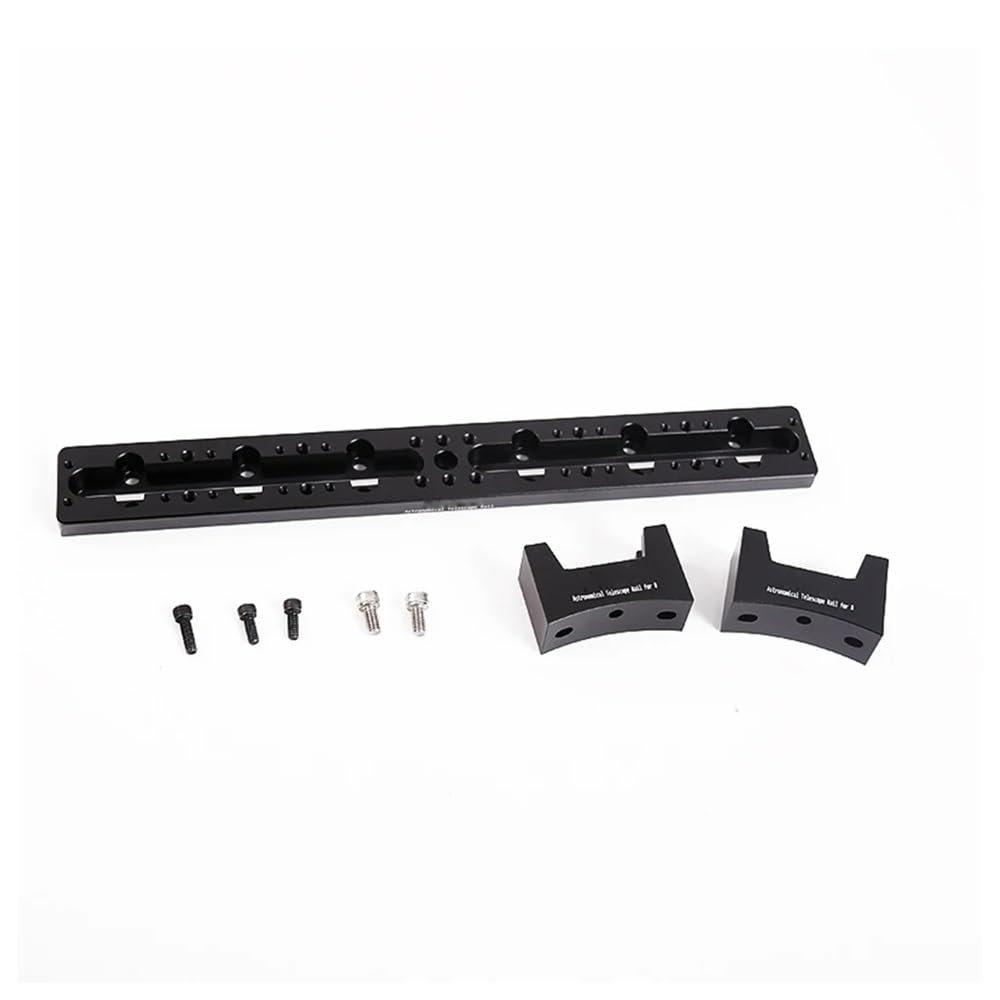 335MM Long Shrew Dovetail Plate Telescope Finder Metal Rail for 8SE/C8/C8HD Astronomical Telescope Accessories(Black)