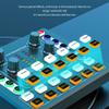 Bluetooth Mini Sound Mixer Board,Live Sound Card with Various Sound Effects,Live Streaming Voice Changer Sound Card for Music Recording Singing Broadcast,Blac view 3