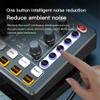 Bluetooth Mini Sound Mixer Board,Live Sound Card with Various Sound Effects,Live Streaming Voice Changer Sound Card for Music Recording Singing Broadcast,Blac view 4