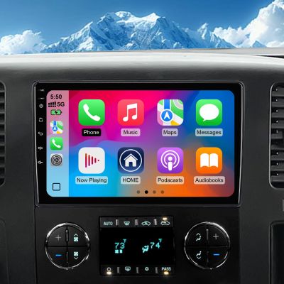 1+32G Android 13 Double Din Car Stereo for Chevrolet/GMC/Buick with 10.1 Inch Touchscreen Radio Built-in Wireless Carplay/Android Auto/GPS/Bluetooth/FM/AUX-in/Steering Wheel Controls/Backup Camera