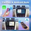 1+32G Android 13 Double Din Car Stereo for Mazda 3 2004-2009 with 9 Inch Touchscreen Radio Built-in Wireless Carplay/Android Auto/GPS/Bluetooth/FM/AUX-in/Steering Wheel Controls/Backup Camera view 2