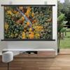 BEWEGNLNHK 30in 40in 50in Manual Pull Down Projection Screen, Wall/Ceiling Mounted Projector Screen, 60in 72in Indoor Projection Screen, Portable Movies Screen(60 Inch (16:9)) view 2