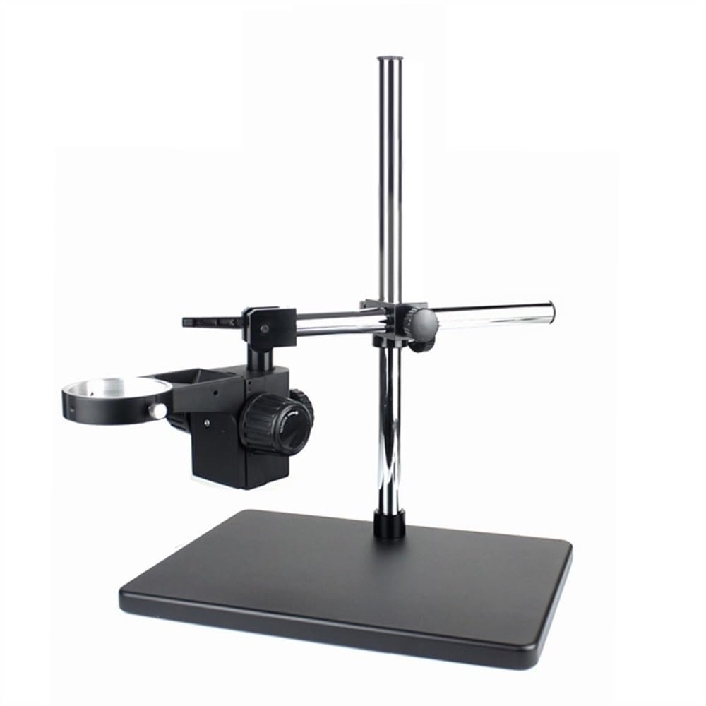 JOEBO Microscope Kit HDMI USB Video Microscope Camera Adjustable Boom Table Working Stand Holder + 50mm Ring Holder + Multi-axis Adjustable Metal Arm Microscope Lens Adapters(2pcs)