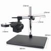 JOEBO Microscope Kit HDMI USB Video Microscope Camera Adjustable Boom Table Working Stand Holder + 50mm Ring Holder + Multi-axis Adjustable Metal Arm Microscope Lens Adapters(2pcs) view 4