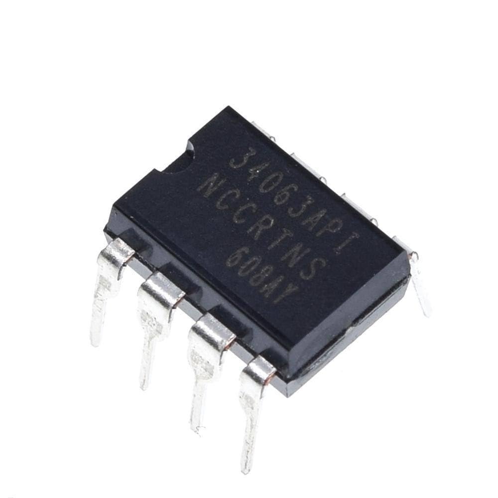 10PCS MC34063API MC34063 34063 DIP8 DIP Boost or Buck Power DC/DC Converter