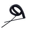Telescopic wire spiral cableTelephone cable, Solid 2pcs Multi Specification 2 Core to 9 Core Spiral Copper Wire Spring Tensile Resistance Cable 2.5 meter 5 meter 7.5 meter Connector(5 cores 0.2 squar view 4
