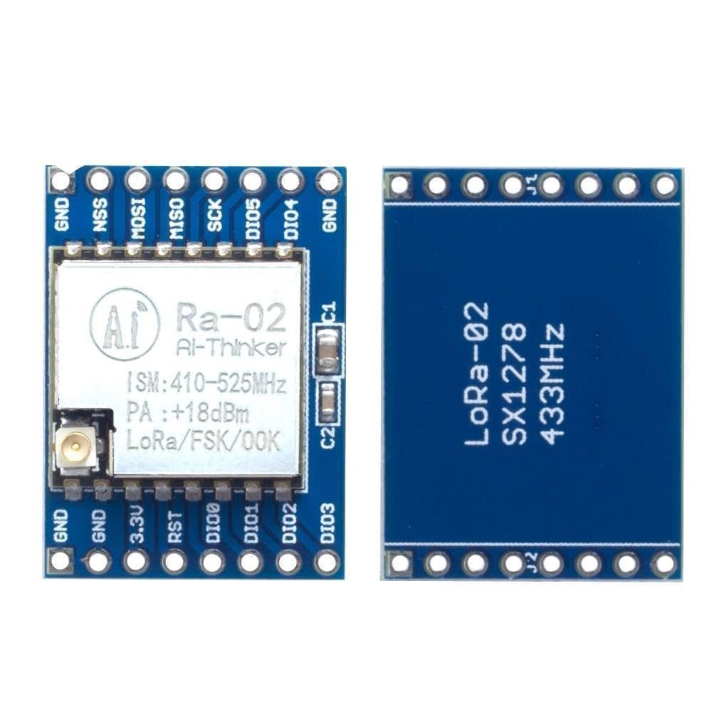 433MHZ SX1278 LoRa Module 433M 10KM Ra-02 Wireless Spread Spectrum Transmission Board 2.4G IPX Antenna for Smart Home