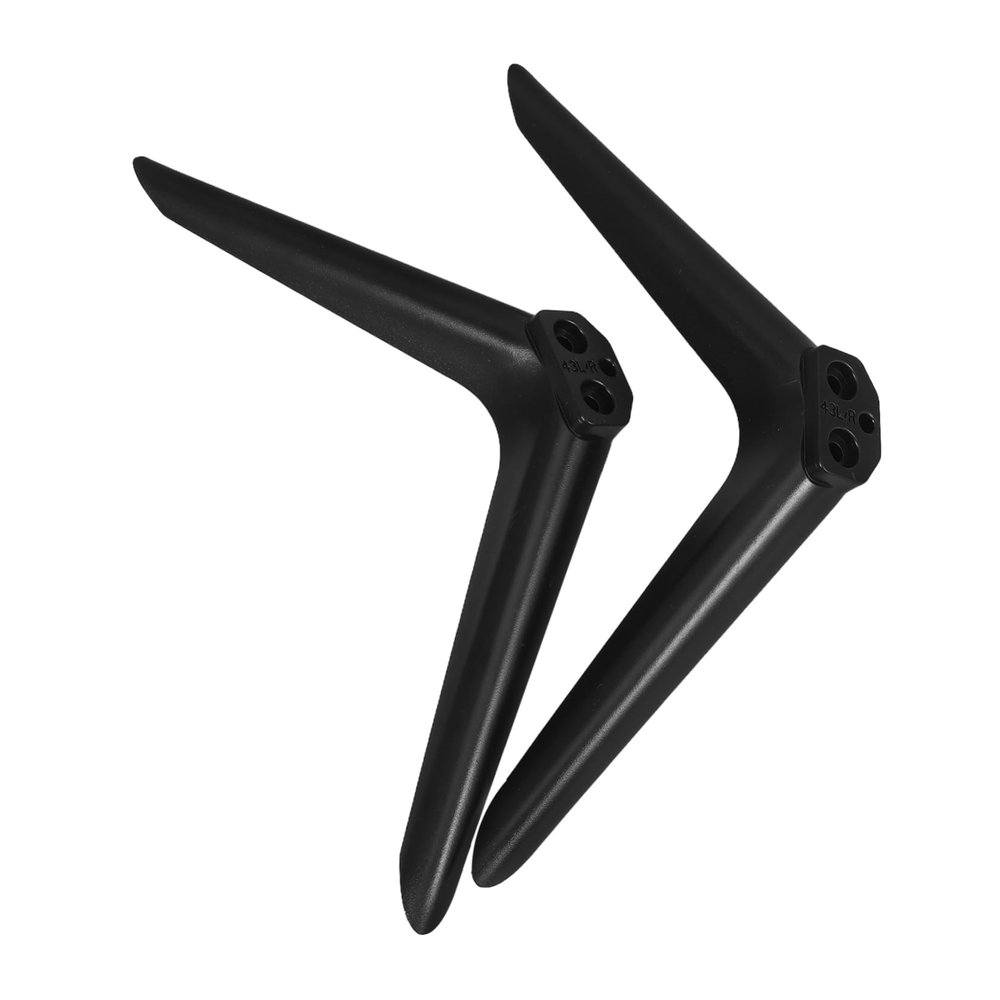 PRETYZOOM 2pcs Tv Stand Base for Tvs Height Construction Easy Installation Freestanding Design for Living Bedroom Use