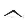 PRETYZOOM 2pcs Tv Stand Base for Tvs Height Construction Easy Installation Freestanding Design for Living Bedroom Use view 2