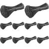 Nylon Cable Ties Self-Locking Wire Zip Ties Kit, Heavy Duty Plastic Fasteners for Home, Office, Electrical & Industrial Use (BLACK,8x400mm-250PCS,10 Pack) view 1