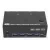 8K at 60Hz HD KVM Switcher 2 Computer 3 Monitoring Screen 4 USB 3.0 Port, Control 3 Screens with 4 USB Devices with One Set of Keyboard and Mouse, Fast Data Transfer (US Plug) view 1