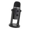 Akozon USB Condenser Microphone Clear Sound Gaming Computer Tablet Aluminum Alloy Wired Connection view 2