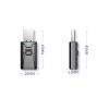 4 in 1 USB Bluetooth 5.0 Receiver Clear Sound Quality Plug and Play Stable Transmission Audio Adapter DC5V Plastic Car Music Receiver Black view 3