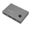 USB 3.0 Switch, 2 Computers Sharing 3 USB 3.0 Devices, USB KVM Switch Selector for PC Laptop Keyboard Mouse Printer Scanner, with 2 USB Cables, for Wins for OS X for Linux view 1