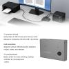 USB 3.0 Switch, 2 Computers Sharing 3 USB 3.0 Devices, USB KVM Switch Selector for PC Laptop Keyboard Mouse Printer Scanner, with 2 USB Cables, for Wins for OS X for Linux view 3