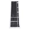 112 Key Arabic Keyboard Keycaps, Compatible with 61 108 Key Mechanical Keyboards, Premium ABS Material, Easy to Replace and Maintain, Supports Arabic Alphabet Input, Backlit (Black) view 3