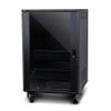 SR-FS-SYSTEM-DC-15U FS Series Rack System with DC Fans, 24" Depth, 15U, Steel, Black view 1