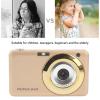 2.7in 48MP High Definition Digital Camera, 8X Digital Zoom, ABS Metal Body, Portable for Children Beginners, Travel and Daily Use (Gold) view 2