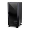 SR-FS-SYSTEM-DC-21U FS Series Rack System with DC Fans, 24" Depth, 21U, Steel, Black view 1