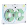 Blank Cassette Tapes for Audio Recording, Low Noise High Output, Solid PC Casing with Metal Electroplated Wheel, 46 Minutes Recording Capacity, Ideal for Music Recording and (Green) view 2