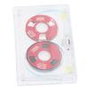 Blank Cassette Tapes for Audio Recording, Low Noise High Output, Solid PC Casing with Metal Electroplated Wheel, 46 Minutes Recording Capacity, Ideal for Music Recording and (Red) view 2