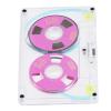Blank Cassette Tapes for Audio Recording, Low Noise High Output, Solid PC Casing with Metal Electroplated Wheel, 46 Minutes Recording Capacity, Ideal for Music Recording and (Purple) view 2