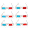 Angoily 100pcs Anaglyph Cardboard Glasses for Movies and Games Lightweight Video Eyewear for Home Theater and Family Fun for Boys and Girls and Adults view 1