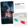 Angoily 100pcs Anaglyph Cardboard Glasses for Movies and Games Lightweight Video Eyewear for Home Theater and Family Fun for Boys and Girls and Adults view 2