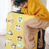 100PCS Cute Frog Small Stickers, Funny Cartoon Animal Aesthetic Decals, Vinyl Waterproof Stickers for Water Bottle, Laptop, Luggage, Phone, for Kids Teen Lovers Party Supplies (Frog) view 2