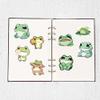 100PCS Cute Frog Small Stickers, Funny Cartoon Animal Aesthetic Decals, Vinyl Waterproof Stickers for Water Bottle, Laptop, Luggage, Phone, for Kids Teen Lovers Party Supplies (Frog) view 3