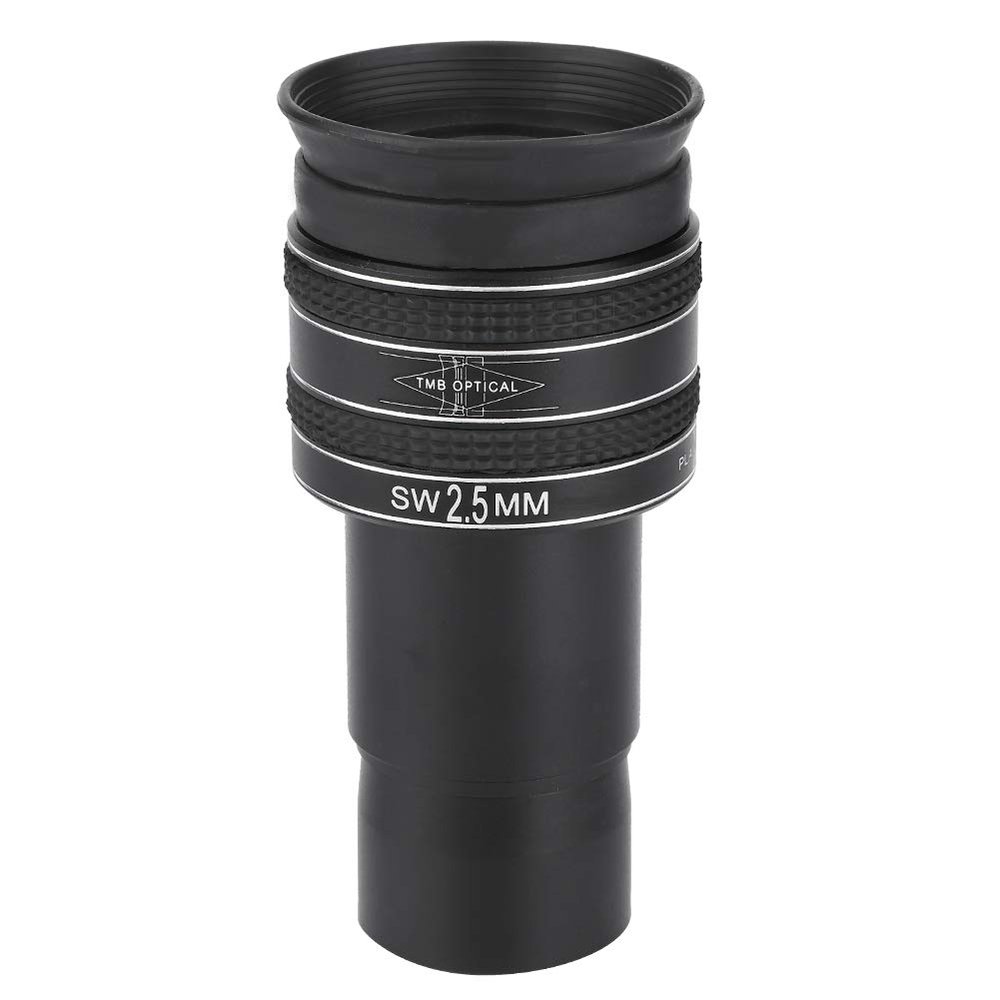 Nutriess Planetary Eyepiece 2.5mm 58 Degree 1.25 Inch for Astronomy Telescope Monocular with Wide Field View