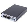 10G Ethernet Adapter, High Speed USB Network Card, 10Gbps Transmit Speed, Supports Wins, OS X, Ubuntu Systems, for Video Editing, Live Gaming (Dual Port) view 1