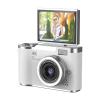 Digital Camera, 1080P HD 48MP Digital Point & Shoot Camera with 2.4 Inch HD Flip Screen, Built in LED Fill Light, 8X Digital Zoom, for Teens Students (White) view 1