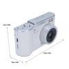 Digital Camera, 1080P HD 48MP Digital Point & Shoot Camera with 2.4 Inch HD Flip Screen, Built in LED Fill Light, 8X Digital Zoom, for Teens Students (White) view 4